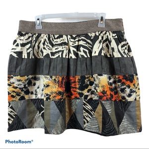 Diane von Furstenberg Maggie patchwork skirt